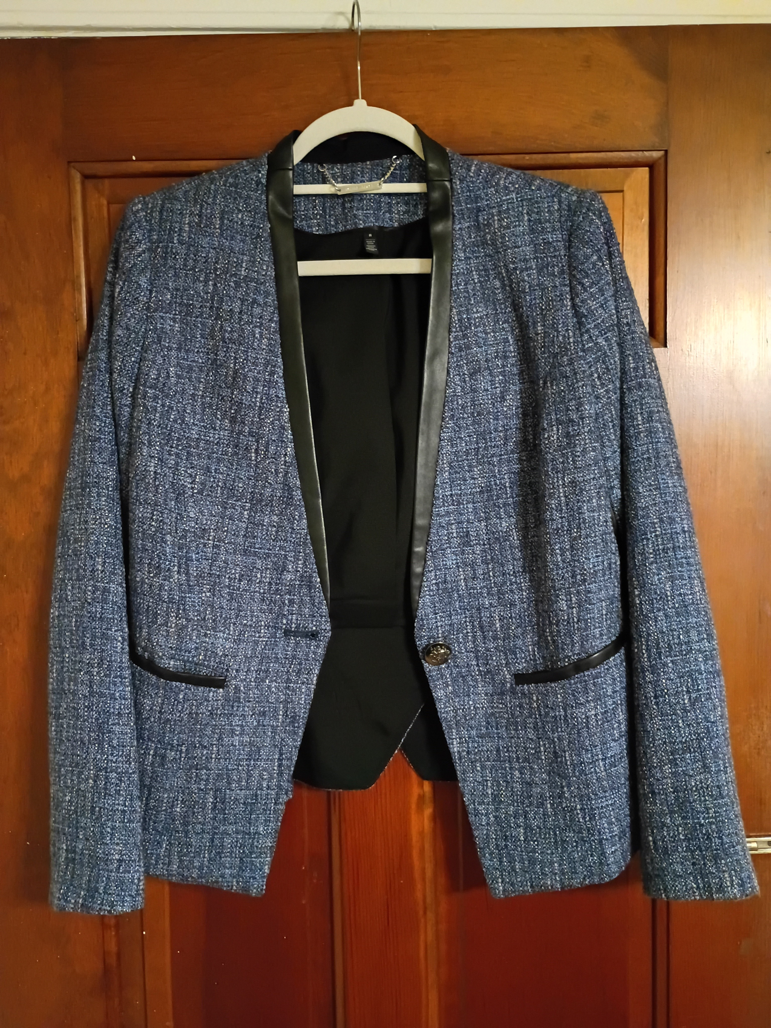 White House Black Market Tweed Blazer Size 8